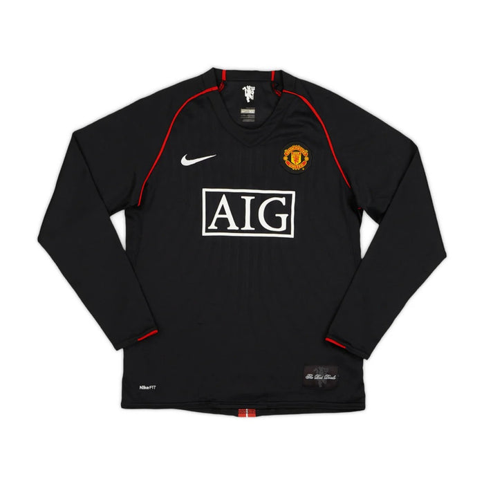 2007-08 Manchester United FC 2a Equipación Manga Larga