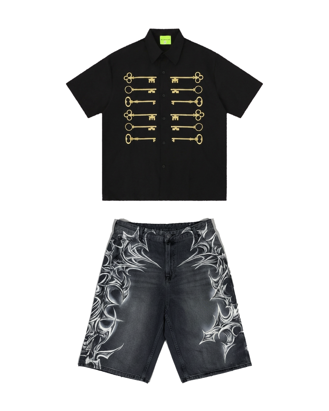 Skeleton Black / Tribal Set