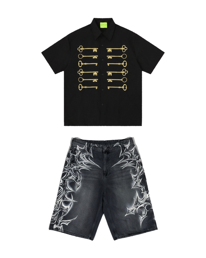 Skeleton Black / Tribal Set