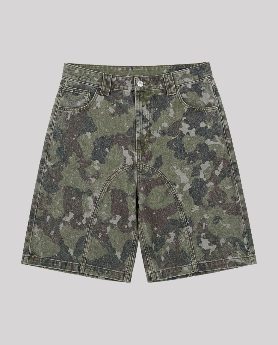 Pocket Polo White / Camo Set