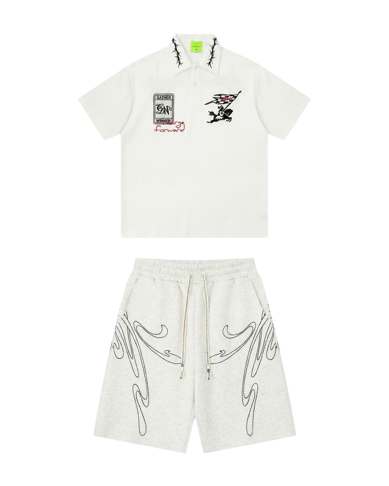 Knight White / Western Grey Set