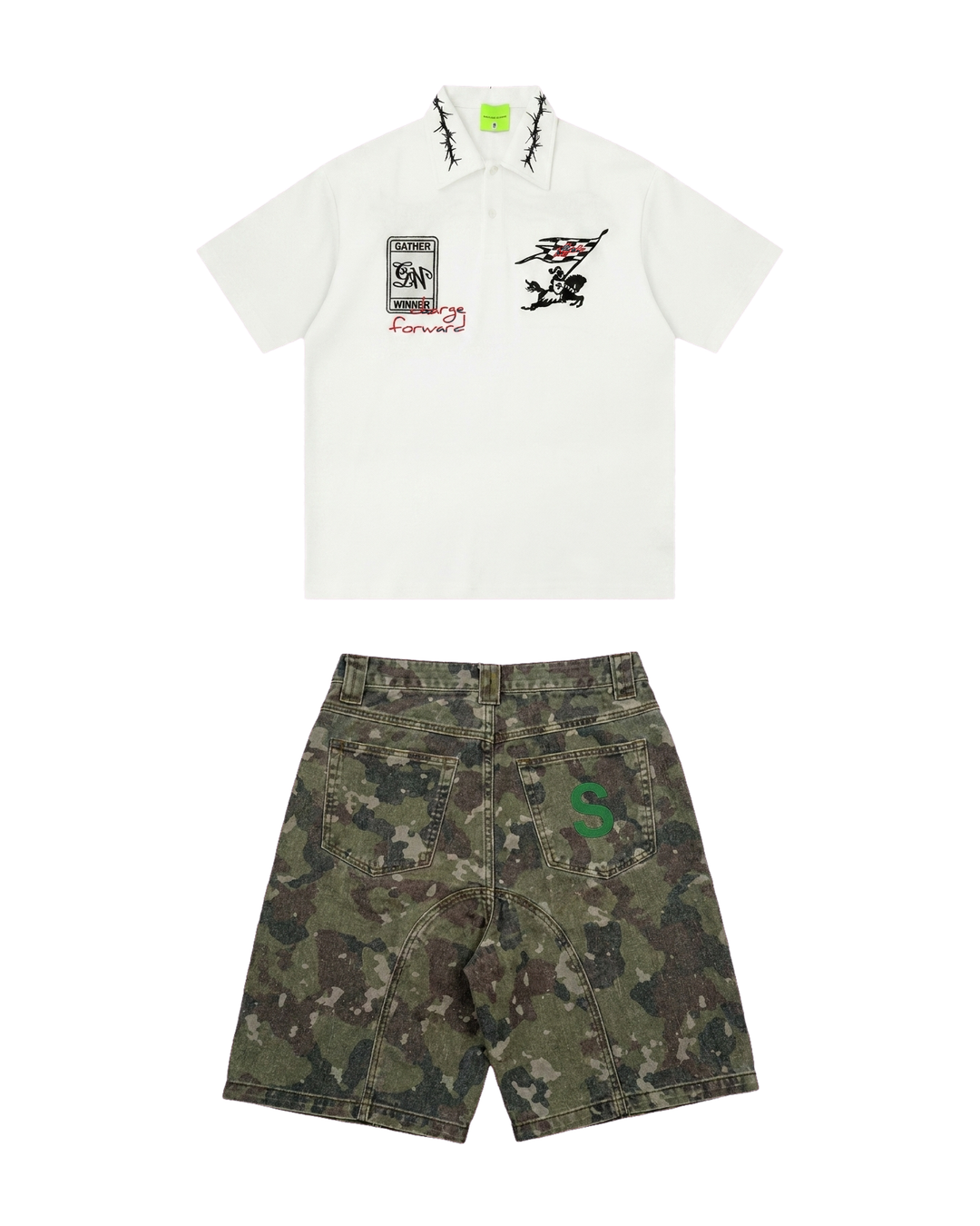 Knight White / Camo Set