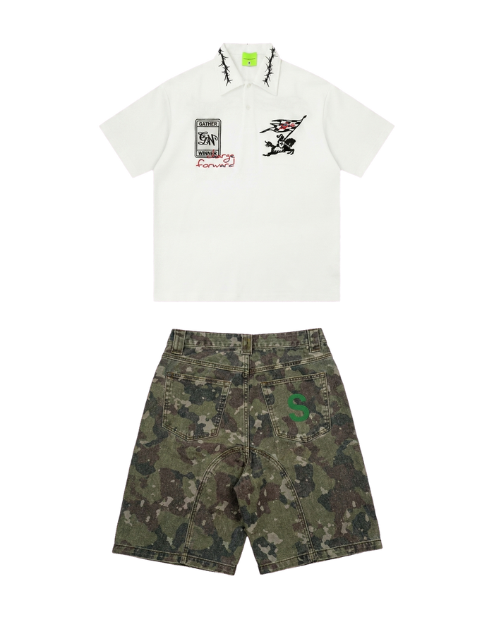 Knight White / Camo Set