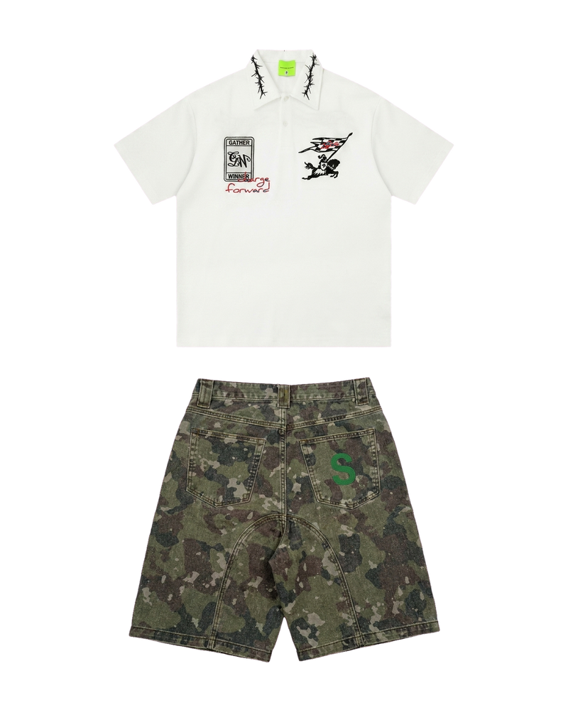 Knight White / Camo Set