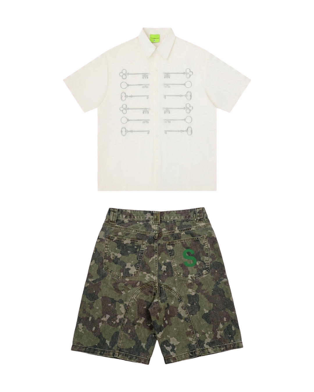Skeleton Cream / Camo Set