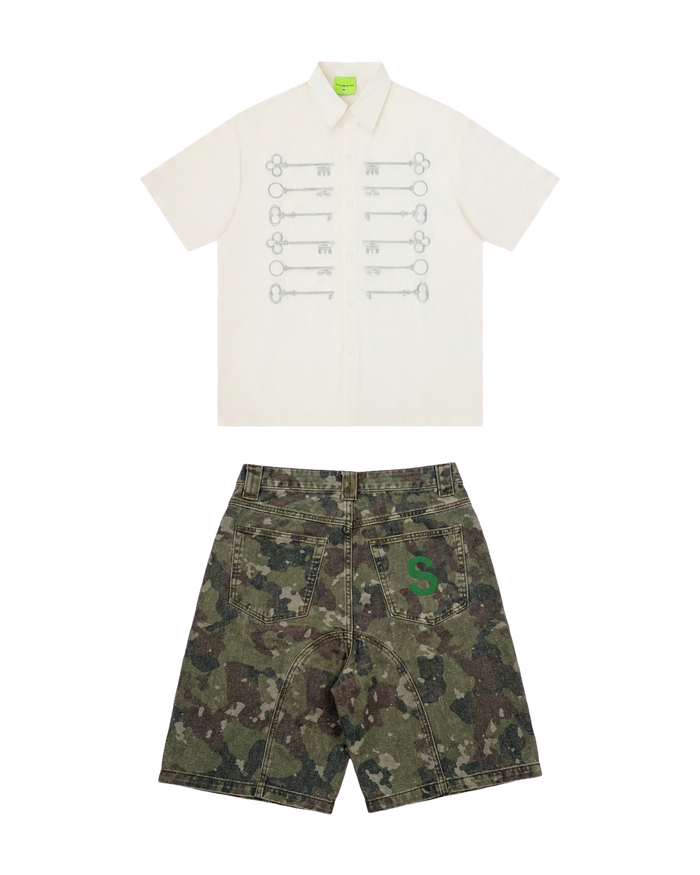 Skeleton Cream / Camo Set