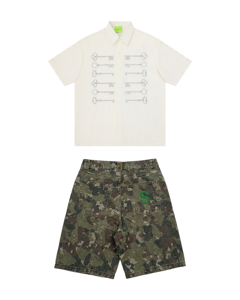 Skeleton Cream / Camo Set