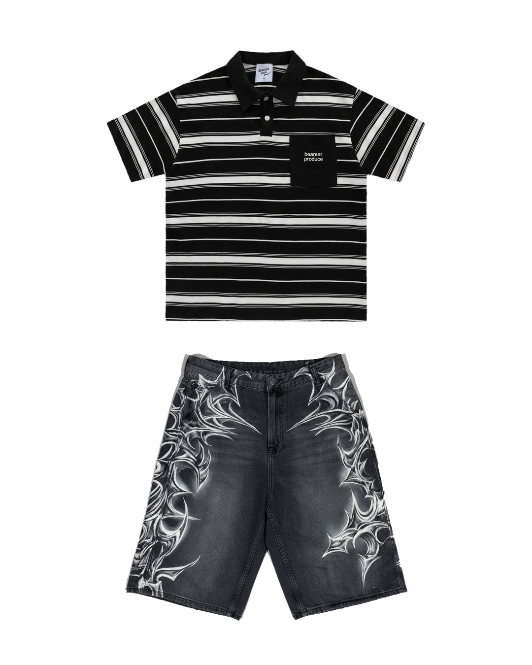 Pocket Polo Black / Tribal Set