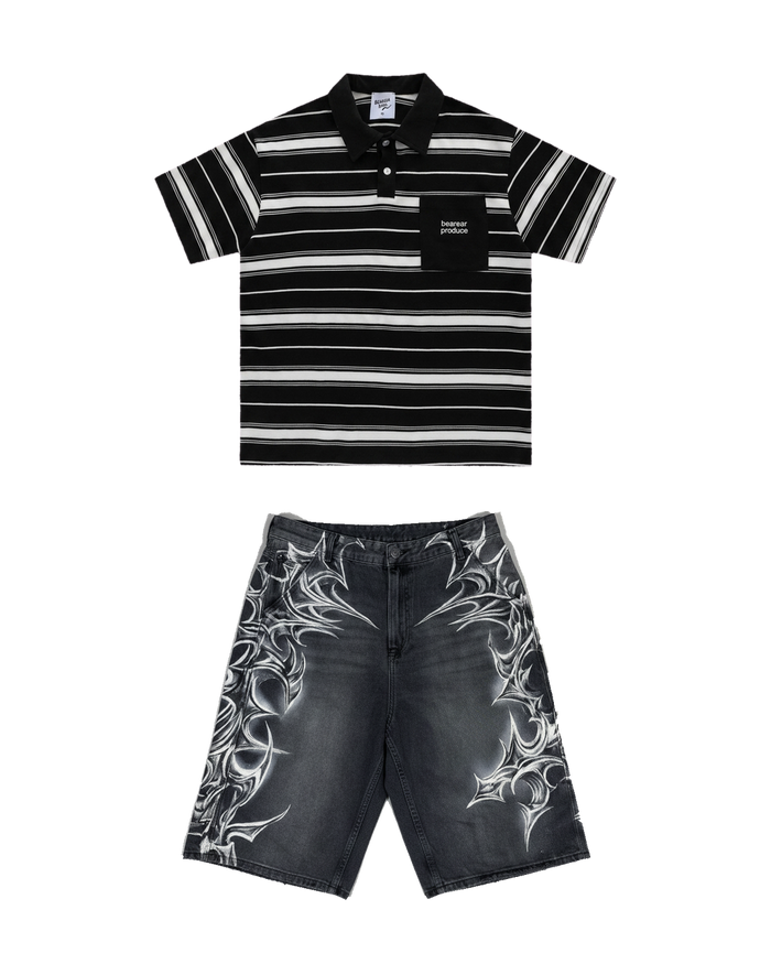 Pocket Polo Black / Tribal Set