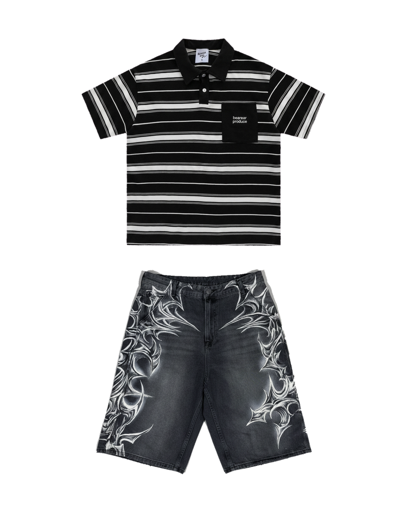 Pocket Polo Black / Tribal Set