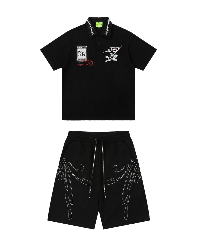 Knight Black / Western Black Set