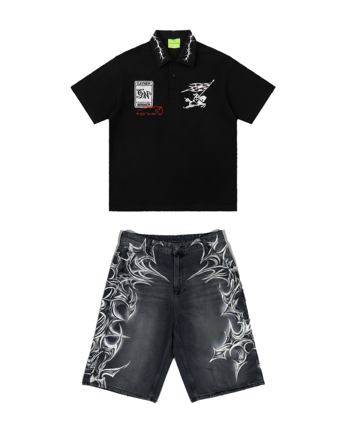 Knight Black / Tribal Set
